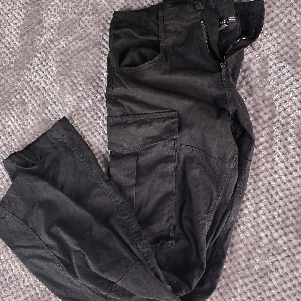 Men's Charcoal Cargo Pants